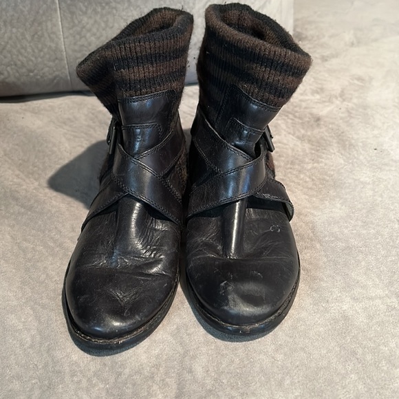 Splendid Toronto Leather Sweater Booties size 8.5 - Picture 2 of 5